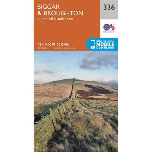 OS Explorer Map 336 - Biggar and Broughton – Climb Europe