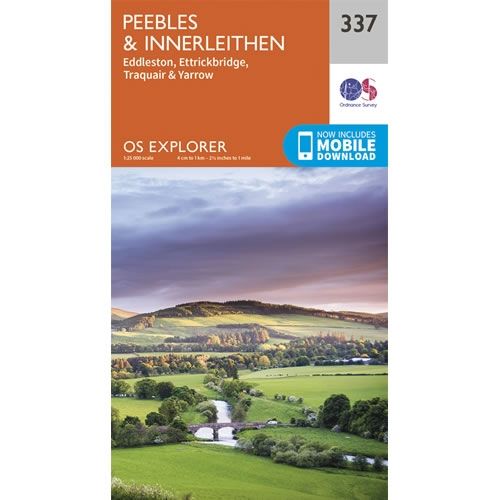 OS Explorer Map 337 - Peebles and Interleithen