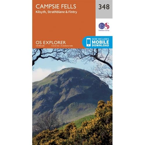 OS Explorer Map 348 - Campsie Fells