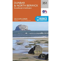 OS Explorer Map 351 - Dunbar and North Berwick