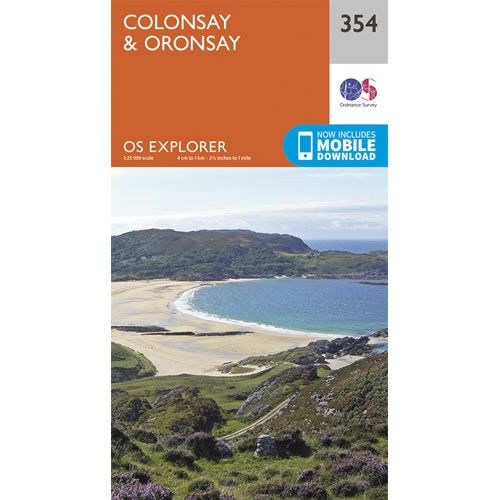 OS Explorer Map 354 - Colonsay and Oronsay