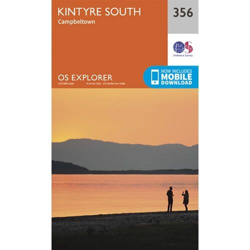 OS Explorer Map 356 - Kintyre South and Campbeltown