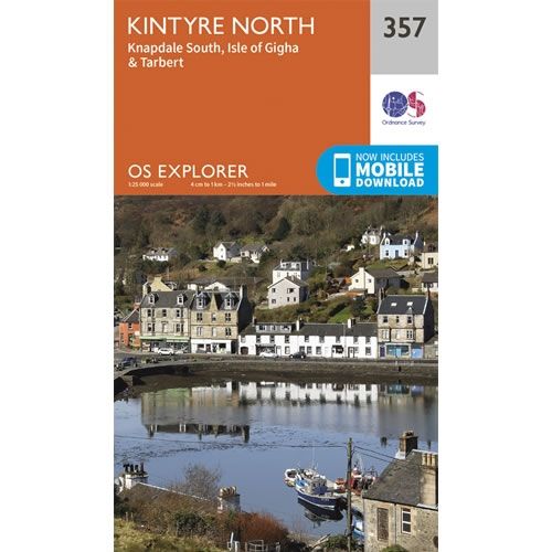 OS Explorer Map 357 - Kintyre North and Knapdale South