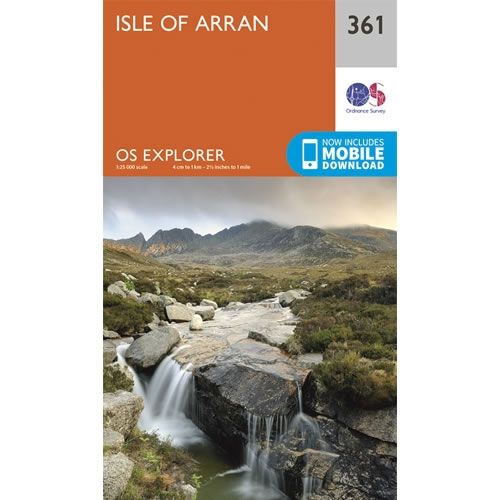 OS Explorer Map 361 - Isle of Arran