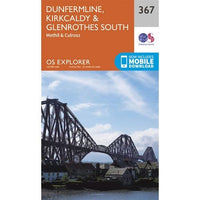 OS Explorer Map 367 - Dunfermline and Kirkcaldy