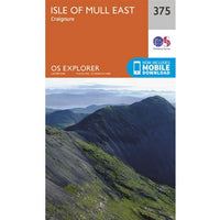 OS Explorer Map 375 - Isle of Mull East and Craignure