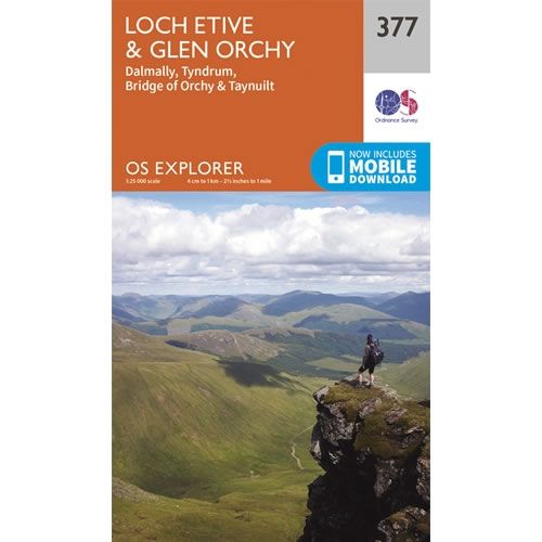 OS Explorer Map 377 - Loch Etive and Glen Orchy