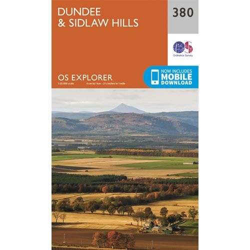 OS Explorer Map 380 - Dundee and Sidlaw Hills