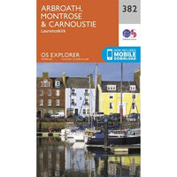 OS Explorer Map 382 - Arbroath and Montrose