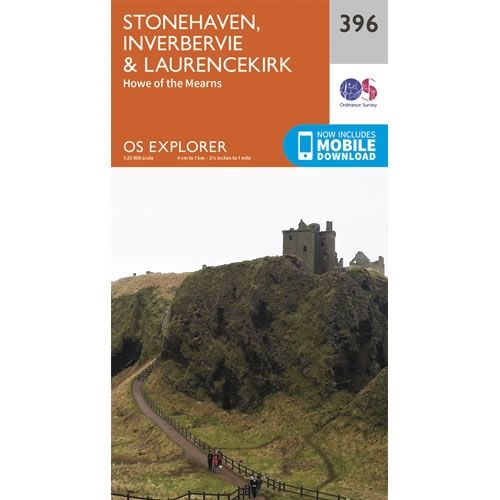 OS Explorer Map 396 - Stonehaven, Inverbervie and Laurencekirk