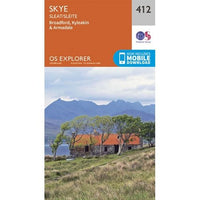 OS Explorer Map 412 - Skye, Sleat, Broadford and Kyleakin