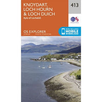 OS Explorer Map 413 - Knoydart and Loch Hourn