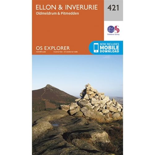 OS Explorer Map 421 - Ellon and Inverurie