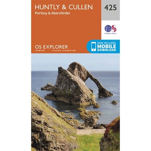 OS Explorer Map 425  - Huntly and Cullen