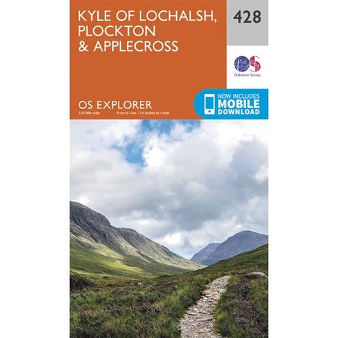 OS Explorer Map 428 - Kyle of Lochalsh – Climb Europe