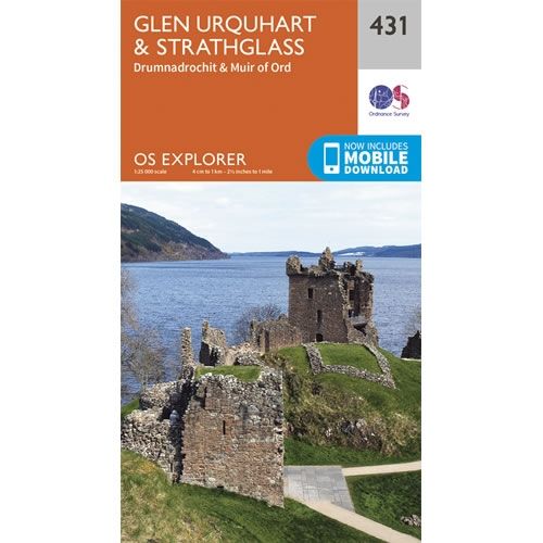 OS Explorer Map 431 - Glen Urquhart and Strathglass