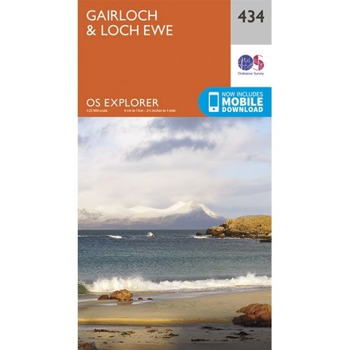 OS Explorer Map 434 - Gairloch and Loch Ewe