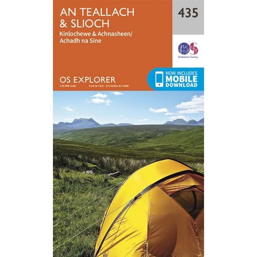 OS Explorer Map 435 - An Teallach and Slioch