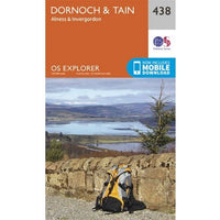 OS Explorer Map 438 - Dornoch and Tain