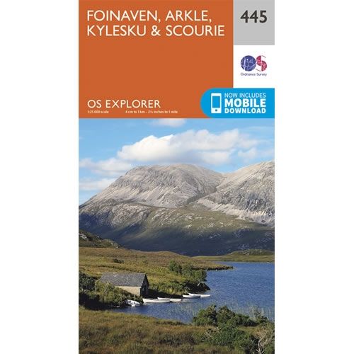 OS Explorer Map 445 - Foinaven and Arkle