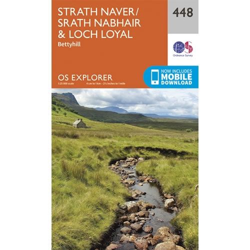 OS Explorer Map 448 - Strath Naver and Loch Loyal