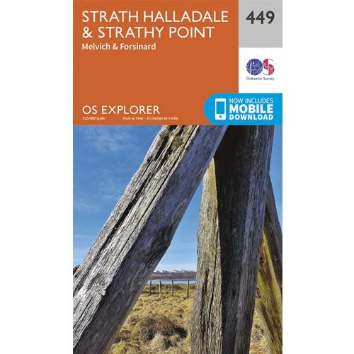 OS Explorer Map 449 - Strath Halladale and Strathy Point