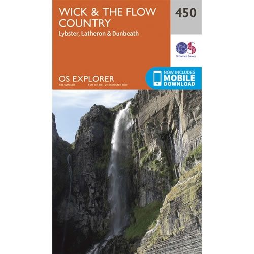 OS Explorer Map 450 - Wick and The Flow Country