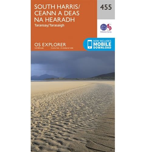 OS Explorer Map 455 - South Harris and Taransay