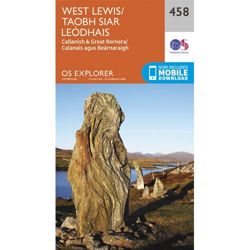 OS Explorer Map 458 - West Lewis and Callanish