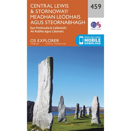 OS Explorer Map 459 - Central Lewis and Stornoway