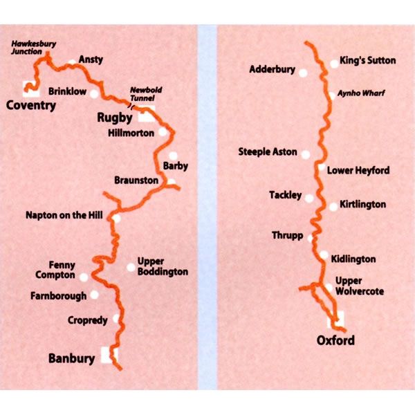 Oxford Canal Heron Map