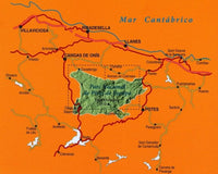 Picos de Europa National Park - 2 Map Set - Area Covered