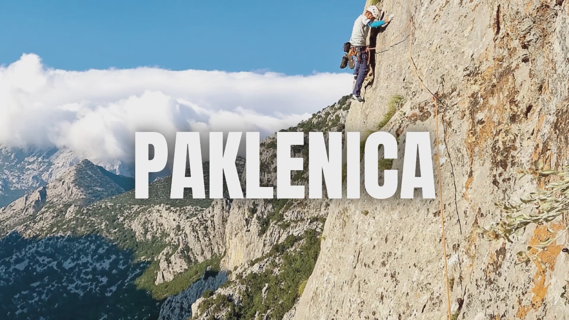 Paklenica rock climbing guidebook video
