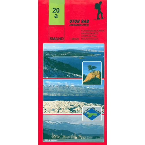 Rab and Goli Islands Walking Map [20a] – Climb Europe