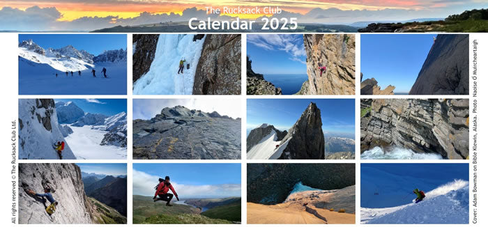 Rucksack Club 2025 Calendar