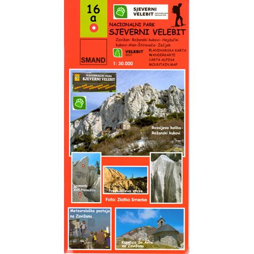 Sjeverni Velebit National Park Map [16a]