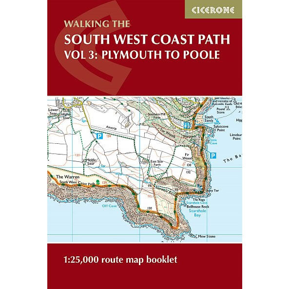 Swcp Map South West Coast Path Map Booklet - Plymouth to Poole – Climb Europe