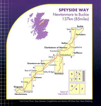 Speyside Way XT40 Harvey Map - Rear cover