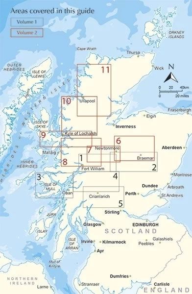 Walking the Munros Vol 2 - Northern Highlands and the Cairngorms - Area Covered