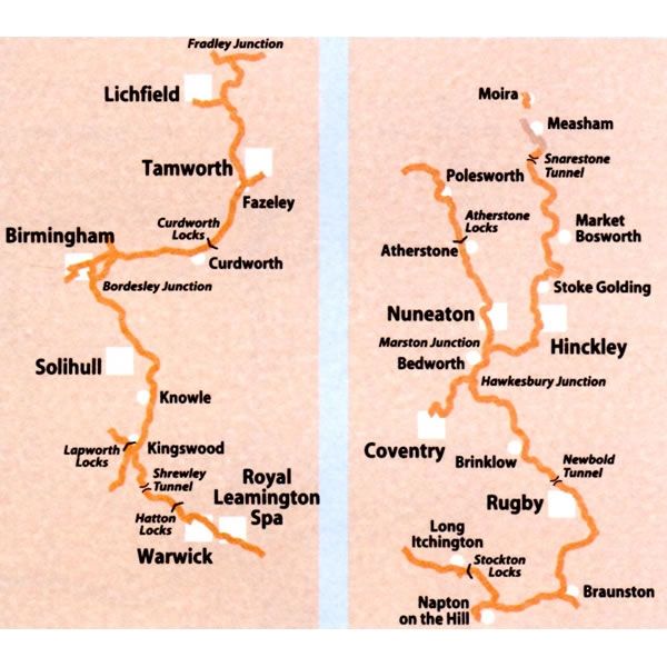 Warwickshire Ring Heron Map - area covered