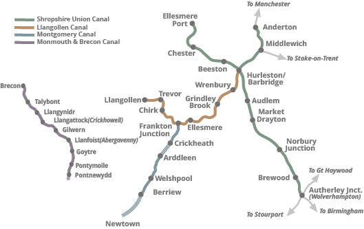 Welsh Waters Pearson Canal Companion Map