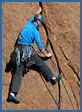 Tafraout rock climbing photograph – Supercrack (E1 5b) at Aousift