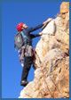 Tafraout rock climbing photograph – Spacewalk (HVS 4c) at Crag W