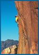 Tasmania rock climbing photograph – Supposed Golden Path, Freycinet
