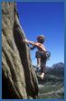 Corsica rock climbing photograph - La Balance Terminal (F6c)