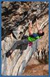 Istria rock climbing photograph - Realitats Verlust (F8a)
