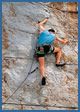 Istria rock climbing photograph - Aquamarin (F6c)