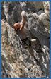 Rock climbing photographs at Ceuse - Hyper Mickey