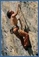 Rock climbing photographs at Ceuse - Rosanna