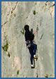 Toulon rock climbing photograph – Frequence Cannibale, F5c